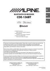 Alpine CDE-136BT Mode D'emploi