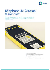 AVIRE Memco Memcom+ Guide D'installation Et De Programmation