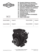 Briggs & Stratton Vanguard Gasoline 380000 Instructions D'utilisation Et De Maintenance