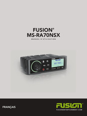 Fusion MS-RA70NSX Manuel D'utilisation
