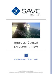 SAVE MARINE H240 Guide D'installation