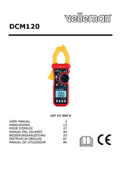 Velleman DCM120 Mode D'emploi