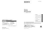 Sony VPL-EW295 Guide De Référence Rapide