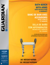 Guardian MDS89740RWAH Mode D'emploi Et Garantie