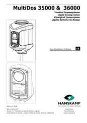 Hanskamp MultiDos 36000 Notice D'installation Et D'utilisation