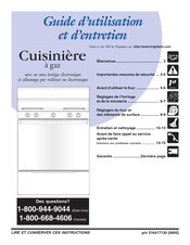 Frigidaire CFGF316DSE Guide D'utilisation Et D'entretien