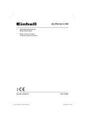 EINHELL GC-PM 56/3 S HW Mode D'emploi D'origine