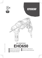 Erbauer EHD650 Instructions D'origine