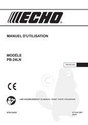 Echo PB-24LN Manuel D'utilisation