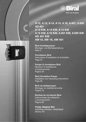 Biral A 12 Instructions D'installation Et D'entretien