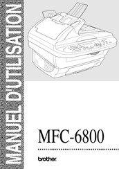 Brother MFC-6800 Manuel D'utilisation