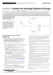 enphase ENCHARGE-10T-1P-INT Guide D'installation Rapide