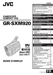 JVC GR-SXM920 Mode D'emploi
