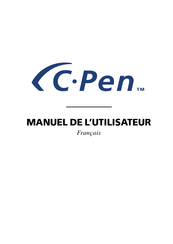 C Technologies C-Pen Série Manuel De L'utilisateur