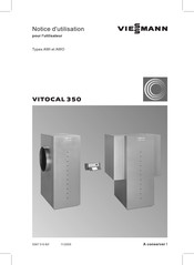 Viessmann VITOCAL 350 Notice D'utilisation Pour L'utilisateur