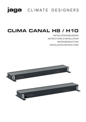 Jaga CLIMA CANAL H10 Instructions D'installation