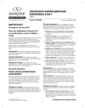 sunjoe SBJ605E Manuel D'utilisation