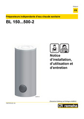 REMEHA BL 200-2 Notice D'installation, D'utilisation Et D'entretien