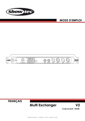 SHOWTEC Multi Exchanger 50348 Mode D'emploi