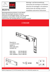 KWC Z.536.828 Notice De Montage