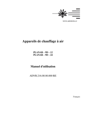 AUTOTERM PLANAR-9D-24 Manuel D'utilisation