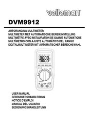 Velleman DVM9912 Notice D'emploi