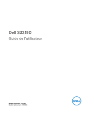 Dell S3219Dc Guide De L'utilisateur