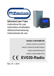 MZ electronic EV030-Radio Instructions D'utilisation