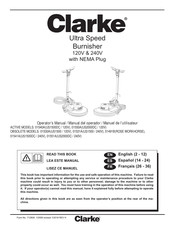 Clarke Ultra Speed 01550A Manuel De L'utilisateur