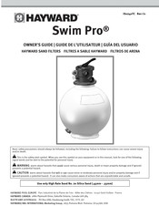 Hayward Swim Pro Guide De L'utilisateur