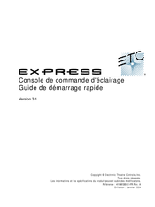 ETC EXPRESS 48 Guide De Démarrage Rapide