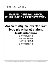 COMFORT-AIRE InverterFlex B-VFH12UA-1 Manuel D'installation, D'utilisation Et D'entretien