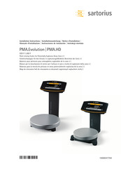 Sartorius PMA.HD Notice D'installation