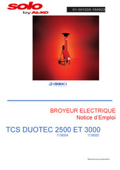 AL-KO Solo TCS DUOTEC 3000 Notice D'emploi