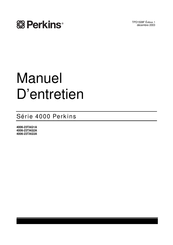 Perkins 4000 Série Manuel D'entretien