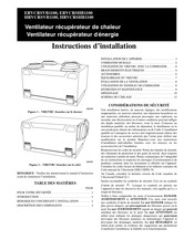 Bryant HRVCRSVB1100 Instructions D'installation