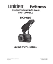 Uniden iWitness DC10QG Guide D'utilisation