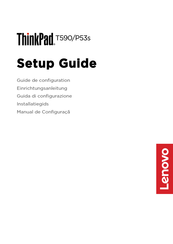 Lenovo ThinkPad P53s Guide De Configuration