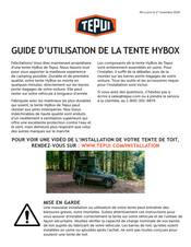 Tepui HyBox Guide D'utilisation