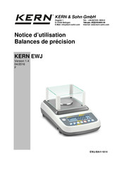 KERN EWJ 6000-1M Notice D'utilisation