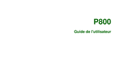 Sony Ericsson P800 Guide De L'utilisateur