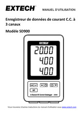 Extech SD900 Manuel D'utilisation