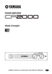 Yamaha CP2000 Mode D'emploi