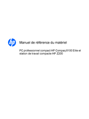 Hp Compaq 8100 Elite Manuel De Référence Du Matériel