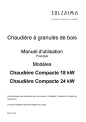 SOLZAIMA Chaudière Automatique SZM À 18kW Manuel D'utilisation