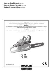 Dolmar PS-330 Instructions D'emploi