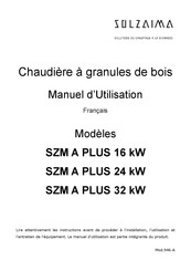 SOLZAIMA SZM A PLUS 16 kW Manuel D'utilisation