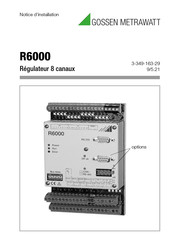 Gossen MetraWatt R6000 Notice D'installation