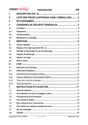 Powerplus XQ POWXQG7556 Mode D'emploi