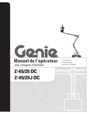 Genie Z-45/25J DC Manuel De L'opérateur